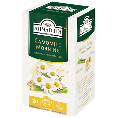 1163 Травяной чай  "Камомайл Монинг" с ромашкой и лимонным сорго р/п с ярлыком 20х1,5г в фольге