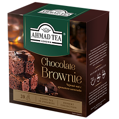 1238 Чай Шоколадный Брауни, со вкусом и ароматом шоколада, в пакетиках пирамидках 20х1,8г